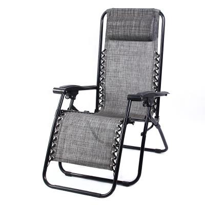 China Portable Folding Lounge Chair Zero Gravity Height Compact Chair Outdoor Camping Adjustable Folding Chairs for sale