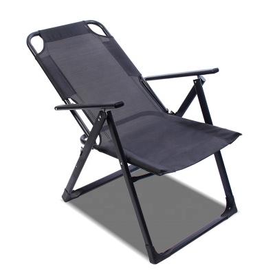 China Portable lightweight beach chair folding armrest camping chair garden chair for outdoor for sale