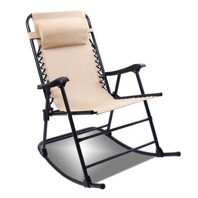 China Portable Modern Indoor & Outdoor Large Patio Chair Glider Chair Lazy Swing Rocking Chair for sale