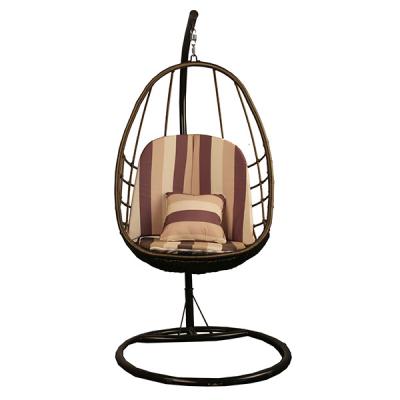 China Outdoor Metal Swing Chair Garden Swing Bed, Hanging Rattan Swing Chair, Outdoor Swing Hammock for sale