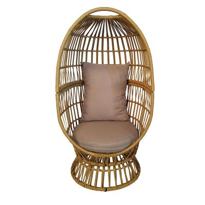 China Edd Shape New Trend BK-D003 2021 Outdoor Garden Furniture Foldable Switch Eggs Hanging Chair for sale