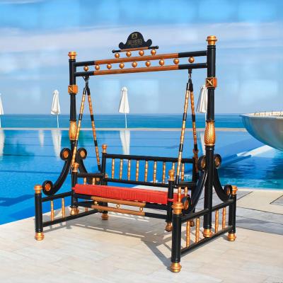 China Traditional Wholesale Wicker Furniture Made In China Nobility Colorful Set Style Outdoor Swing Packing Modern Garden Feature for sale