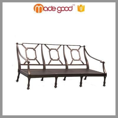 China Metal Sofa New Product Professional Metal Style Aluminum Italian Antique Sofa for sale