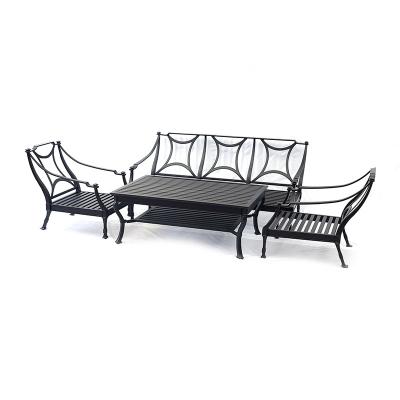 China Garden Set Garden Classics Patio Furniture Aluminum Cheap Fancy Outdoor Apartment Patio Furniture for sale