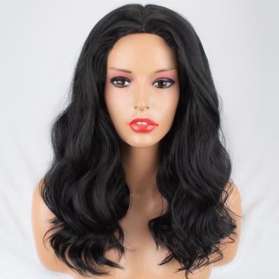 China Heat OK Fiber Synthetic No Lace Alilibsswig Bob Synthetic Wig Black Heat Friendly Natural Looking Short Wavy Fiber Glueless No Laces Synthetic Hair Wigs for sale