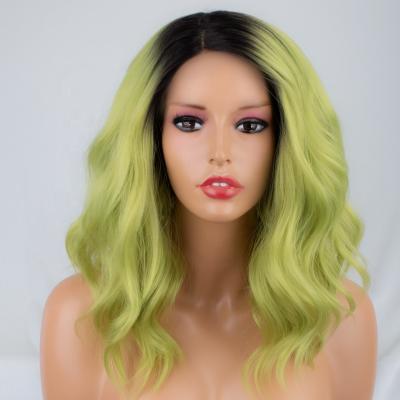 China Heat OK Fiber Synthetic Lace Front Wig Aliblisswig 14