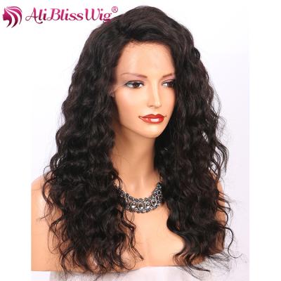 China Brazilian Deep Middle Parting Loose Body Wave Human Hair Long Human Hair Wigs For Black Women for sale