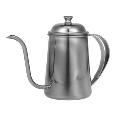 China Durable Durable Stainless Steel Kitchen Pour Coffee Pot Hand Drip Coffee Pot With Handle Kettle for sale