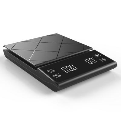 China With Scale Tray Portable Digital LED Tare Function 3000g/0.1g Cooking Cafe Kitchen Baking Scale for sale