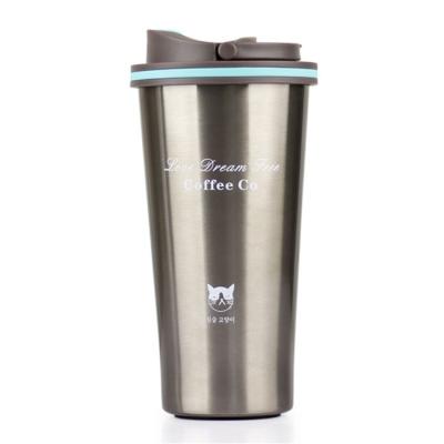 China PORTABLE and Convenient Leakproof Thermal Insulated Stainless Steel Mug 500ml Stainless Steel Cup Car Coffee Mug Thermos Cup PORTABLE and Marine Compact for sale