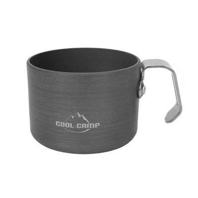 China Sustainable Goods High Quality Outdoor Lightweight Coffee Mug Travel Tea Cup Camping Aluminum Mug for sale