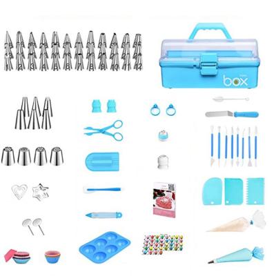 China 236Pcs Diy Workable Party Cupcake Cookie Mouth Set Kits Decorating Supplies Molds Cake Tools for sale