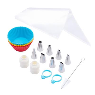 China Sustainable 39PCS DIY Pastry Bags Pipe Nozzle Tips Fondant Kits Baking Decorating Supplies Molds Cake Tools for sale