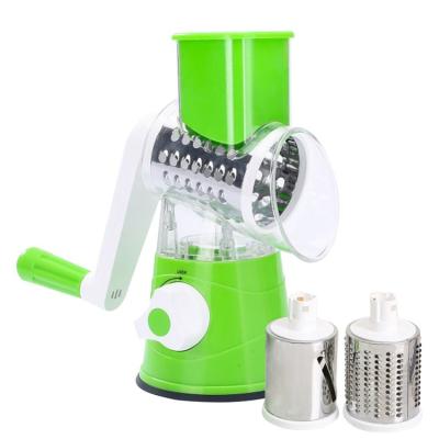 China Sustainable Multifunctional DIY Rotary Drum Cheese Fruit Kitchen Tools Manual Shredder Food Chopper Vegetable Cutter for sale