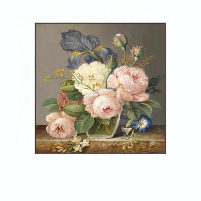 China Best Custom Modern Flower Oil Paintings For Living Room Wall Flower Wall Painting for sale