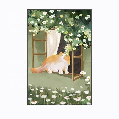 China Modern Factory Sale The Animals Cute Cat Painting Oil Painting for sale