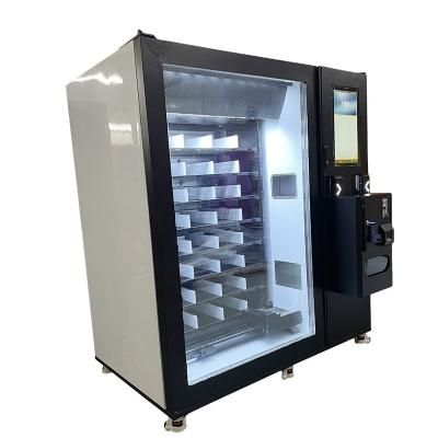 China OEM ODM Touch Screen Frozen Metro Station Bento Hot Lunch Box Hot Meal Vending Machine Vending Machine for sale