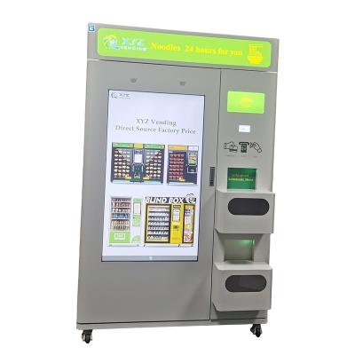 China X/Y Automatic Instant Noodle Passionate Hot Food Box Meal Lunch Water Custom Subway Station Elevator Vending Machine for sale