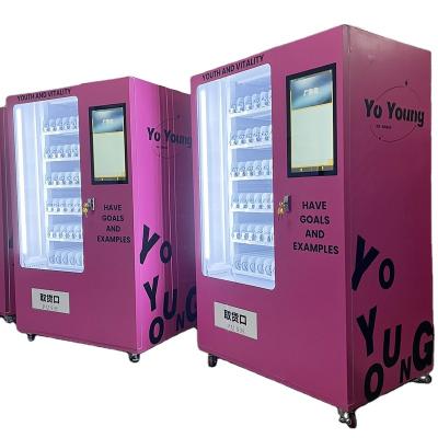 China Metro station China factory banknote invent cosmetic steel metal touch screen indoor combined hair vending machine for sale