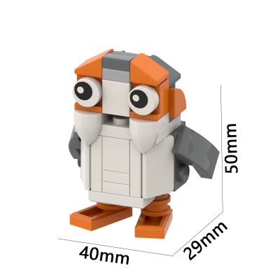 China Toy Creative MOC Star Borg Building Blocks Luke Skywalker Seabird Bird Building Blocks Robot Accessories Animal Wars Toys Gifts Kid for sale