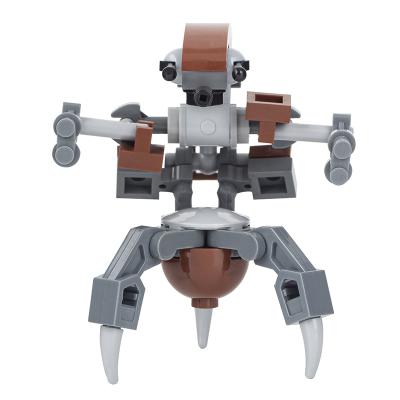 China Building Toy MOC Star Movies Droideka Robot Mercenary Wars Clone Mini Brown Soldier Mini Action Figures Building Block Diy Toys Gifts Kid for sale