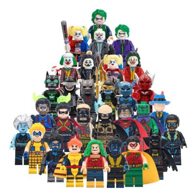 China Mini Building Block Toy Superheroes Movie Super Joker Harley Quinn Robin Bat Dawnbreake Animal Man Nightcrawler building block child figureToy for sale