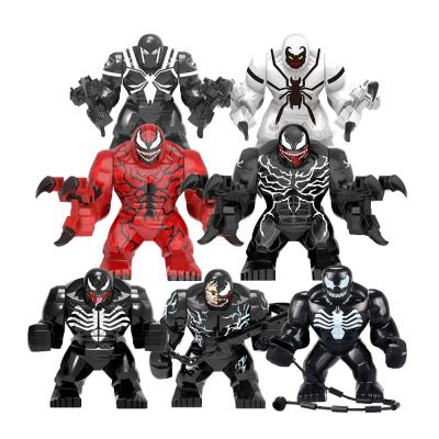 China Big Size Building Toy WM2195 WM2198 Anti Venom Serum Movie Building Block Carnage Eddie Action Figure Toy Collection Child Gift for sale