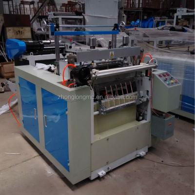 China Plastic T Shirt Shopping Bag Hot Cut Bag Making Machine for sale