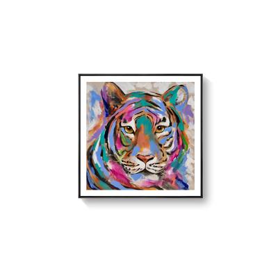 China High Resolution Original Nordic Frame Tiger Decorative Painting For Bedroom abstract ps animal for sale