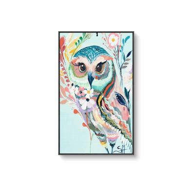 China High resolution original creative creative animal frame PS beautiful owl decorative painting for home decor for sale