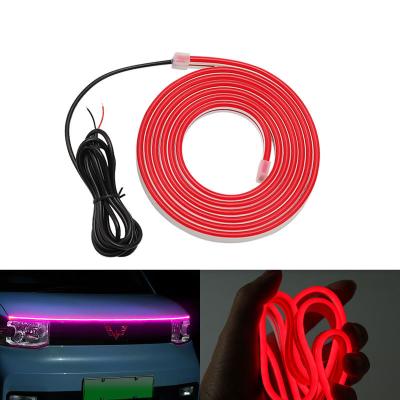 China Intense Brightness 130cm Brightness 130cm Lamp Color Car Accessories Ultra Thin Flowing Flexible Flexible DRL Multi APP Remote Control Interior Decoration Car Neon Light for sale