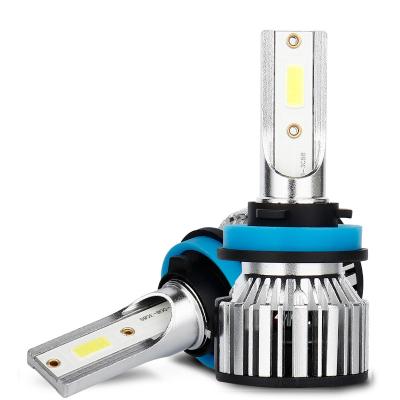 China Aluminum Alloy+Plastic A8S 50W Led Headlight Bulb14500LM 6000K Super Bright H1 H3 H4 9005 9006 H8 H11 9012 H7 Led Headlight H4 for sale