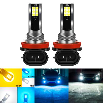 China Auto Fog Light-9005/9006 LED Auto Headlight LED H1 H3 H4 H7 H11 9006/9005 12V Car Fog Lights Driving Light 3030 Chips Super Bright High Power for sale