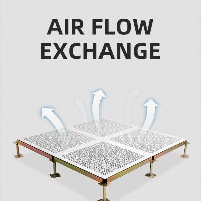 Китай Вентилируемый 600x600 Металлический подъемный пол для доступа к центру обработки данных продается