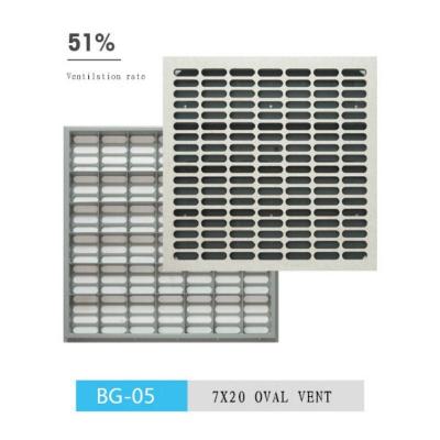 China Antistatic 60x60cm Ventilated Raised Floor For Data Center for sale