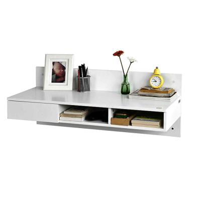 China Convertible White MDF Restaurant Wall Mount Computer Home Office Computer Dressing Table for sale