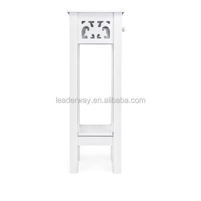 China European Fretwork Living Room MDF 1 Drawer Fretwork Style Funiture Corridor Side Cabinet T6432 for sale