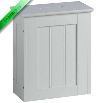 China Eco - Friendly White Bathroom Cabinet Storage Vanity For Home Detergent Storage for sale