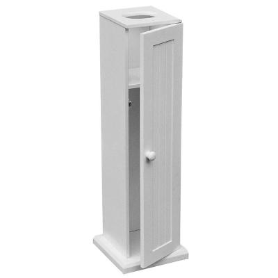 China Eco-friendly Wholesale Custom White Premium Bathroom Toilet Paper Holder Holder For Roll Paper Storage for sale