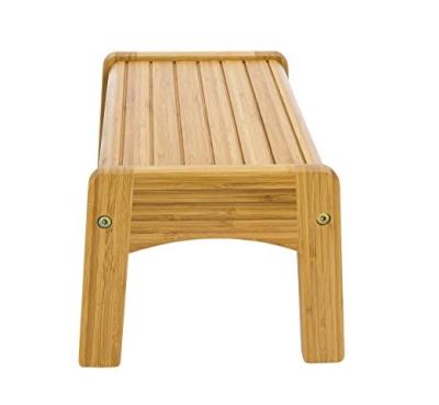 China Home Stool Green Wooden Step Stool made of durable and solid wood for sale