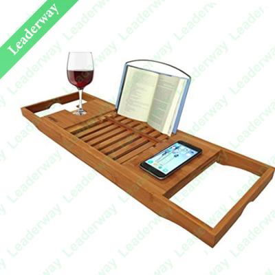 China Cheap Custom Made Bamboo Bath Rack Shelf Viable Hot Selling Bamboo Shelf Organizer for sale