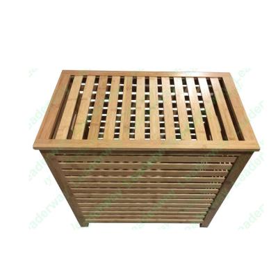 China Economical Eco - Friendly Custom Design Large Bamboo Folding Cloth Dirty Laundry Hamper for sale