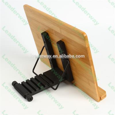 China Hot Selling Custom Bamboo Reading Room Good Quality Folding Book Stand Book Reading Stand for sale