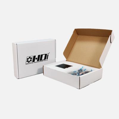 China Hot Sale OEM Factory Recyclable Cardboard Cardboard Box Other Electronic Mystery Packaging White Shipping Boxes Custom for sale