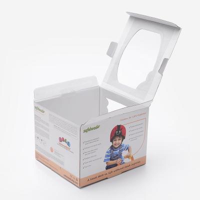 China White Recycled Materials Packaging Paper Box With PVC Window Universal Retail Toy Paper Corrugated Carton Packaging Box for sale