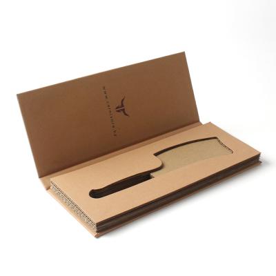 China Customized Recyclable Custom Kraft Paper Cheap Steak Knife Protect Bulk White Kraft Cardboard Packaging Paper Boxes for sale