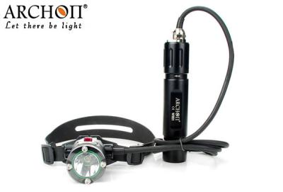 China 1000 Lumens Rechargeable Diving Flashlight 100 meter underwater Canister Dive Headlamp for sale