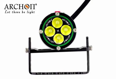 China Aluminum 6500K Waterproof Dive Light CREE XM-L U2 LED For Cave Diving for sale