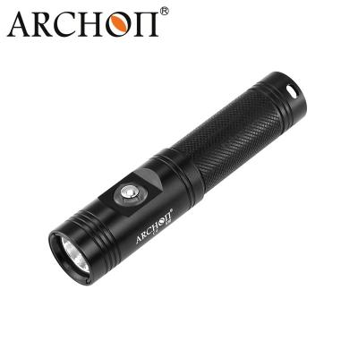 China Small IP68 Underwater Diving Flashlight Battery Operated For Scuba Dive for sale