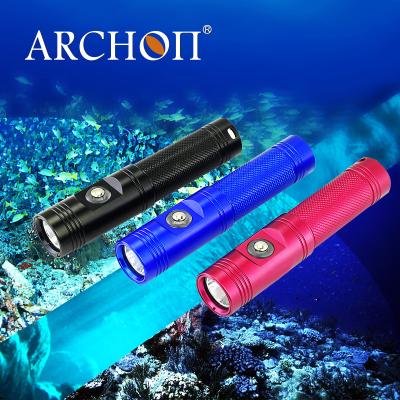 China Cree Led  Scuba Diving Flashlight Rechargeable Back - Up Diving Lights for sale